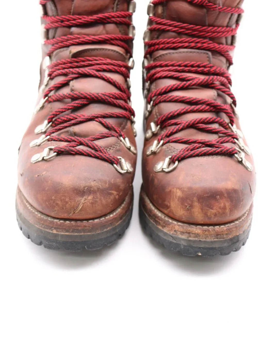 Vintage Dexter Mountaineer Men's Size 9 M Hiking Boots Brown Leather Vibram